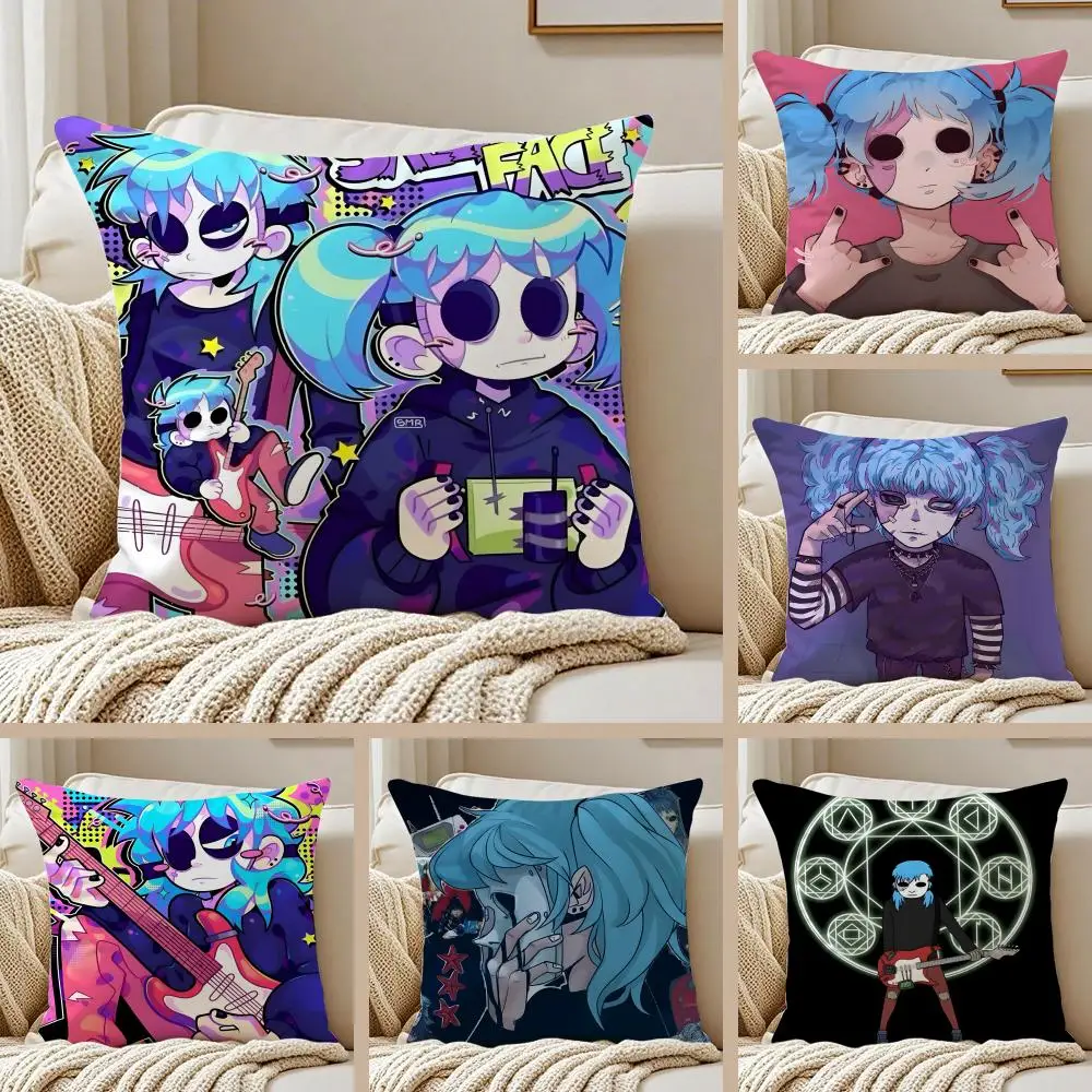 

Чехол для подушки Eerie Indie American Video Game S-Sally Face, наволочка, защита от пылевых клещей, невидимая молния, короткий плюш, для диванной подушки