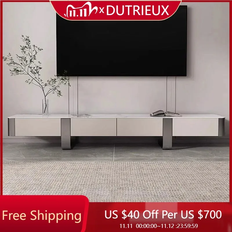 

Rectangle Storage TV Stand Italian Style Minimalist Design Vintage Low Tv Table Creative Display Archivadores Trendy Furniture