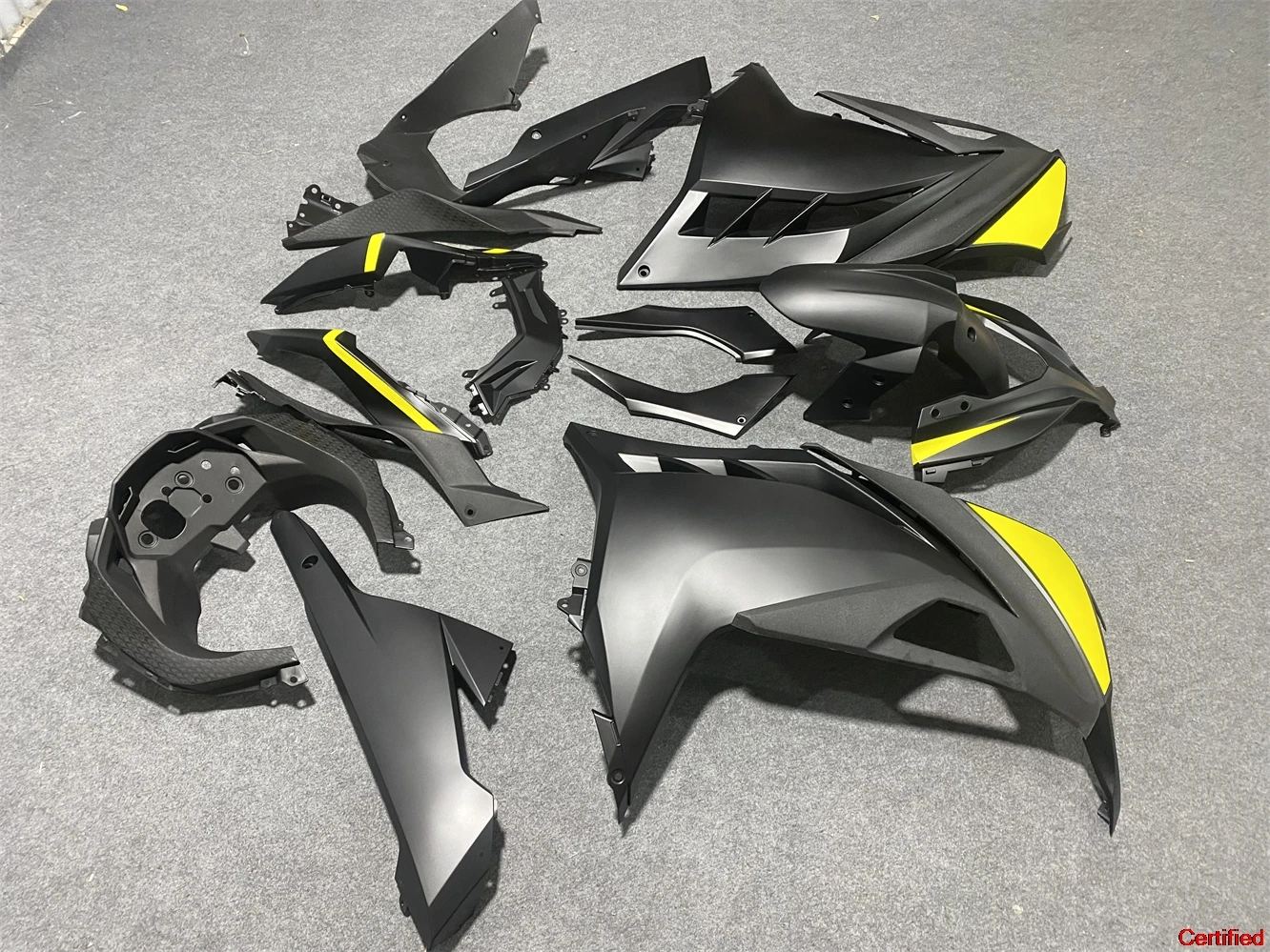 

For Ninja 300 2013-2017 2014 2015 Motorcycle ABS Plastic Fairing Kit, Motorcycle Ninja 300 EX300 Body Fairing Silver