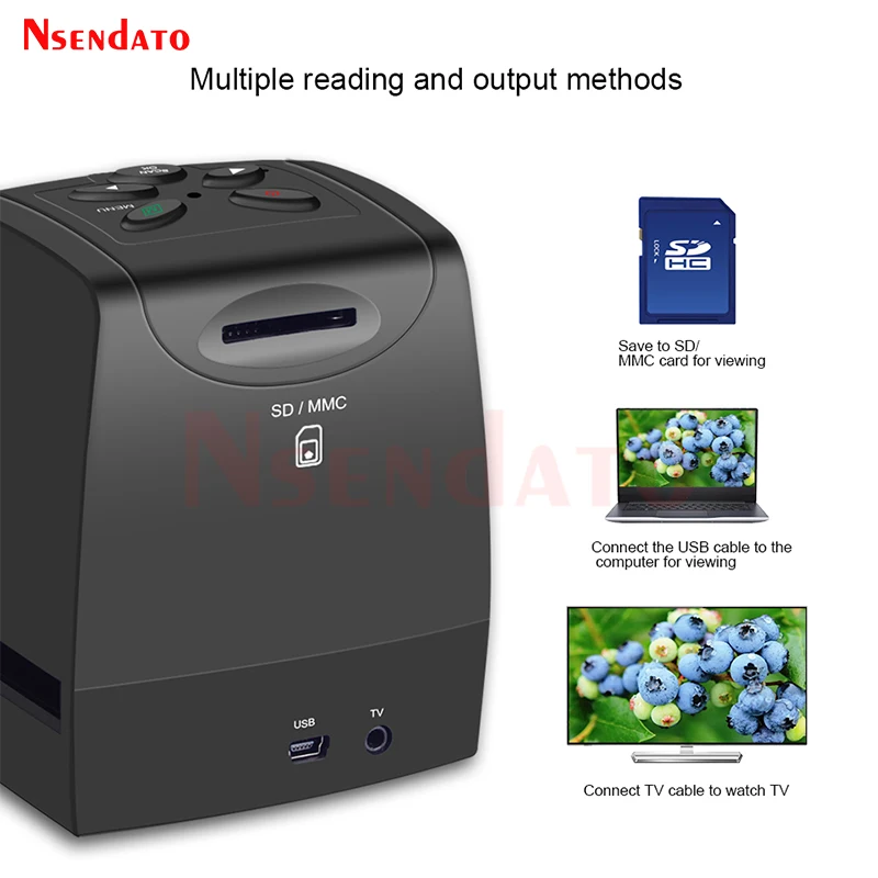 5MP 35mm USB Negative Film Slide Viewer Scanner 2.3