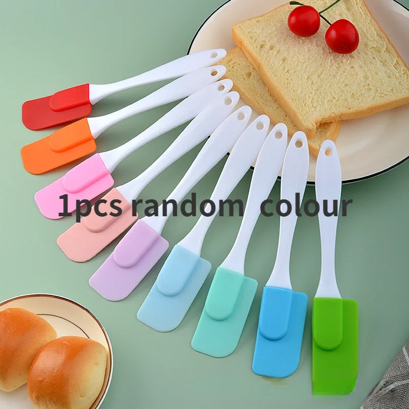 1pcs Kitchen Silicone Cream Butter Cake Spatula Batter Scraper Brush Butter Mixer Cake Brushes Baking Tool Kitchenware Tools