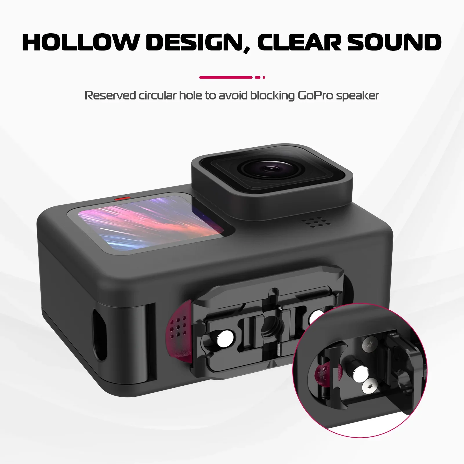 قاعدة مغناطيسية Falcam GoPro Mount لتركيب كاميرا DJI Action #4