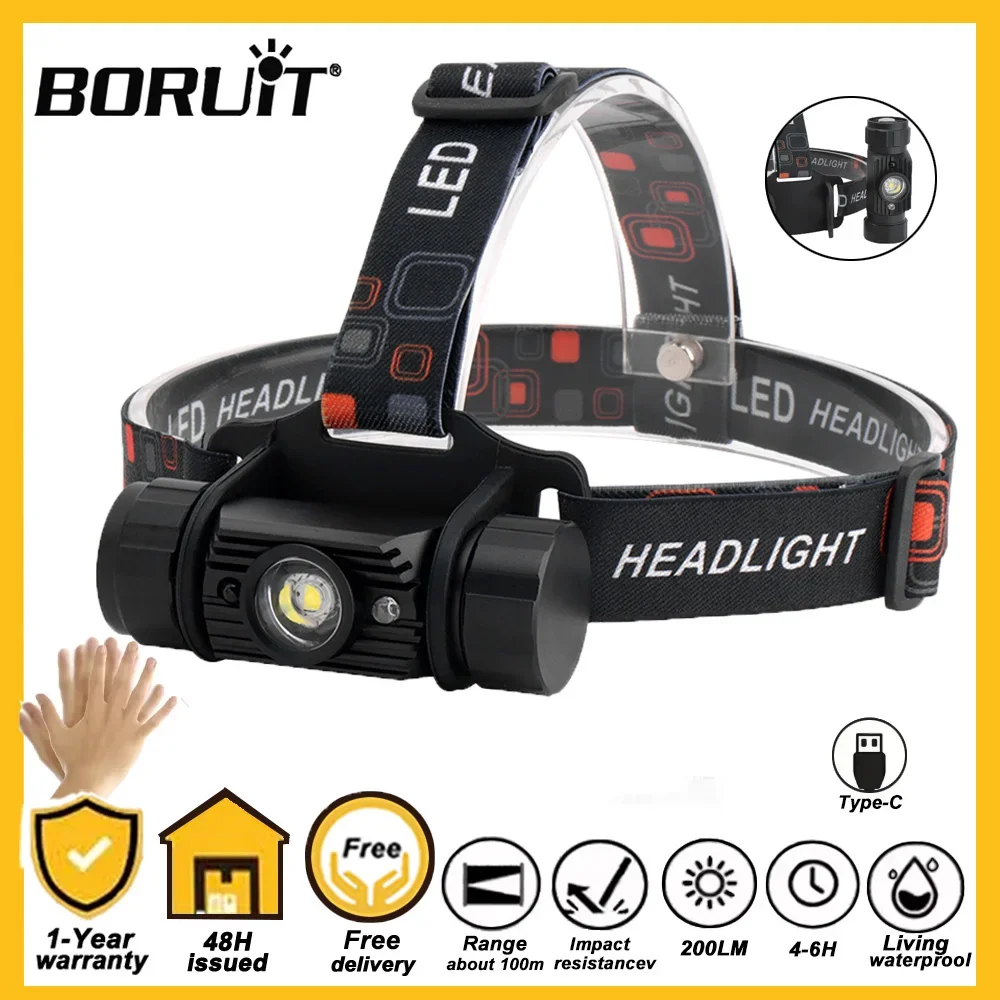 IR Sensor LED Headlamp Waterproof