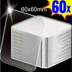 Super Strong Double Sided Adhesive Tape 6*6cm Transparent Square Nano Wall Stickers Patch for Home Seamless Waterproof Tapes