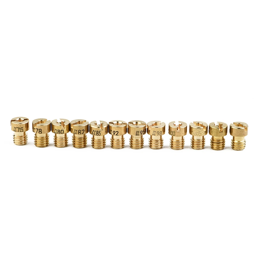 #75 - #102 Carburetor Main Jet 12Pcs Carb For PHBG AD/DS Jets Kit Racing Carburetor Long for service Life #75 -