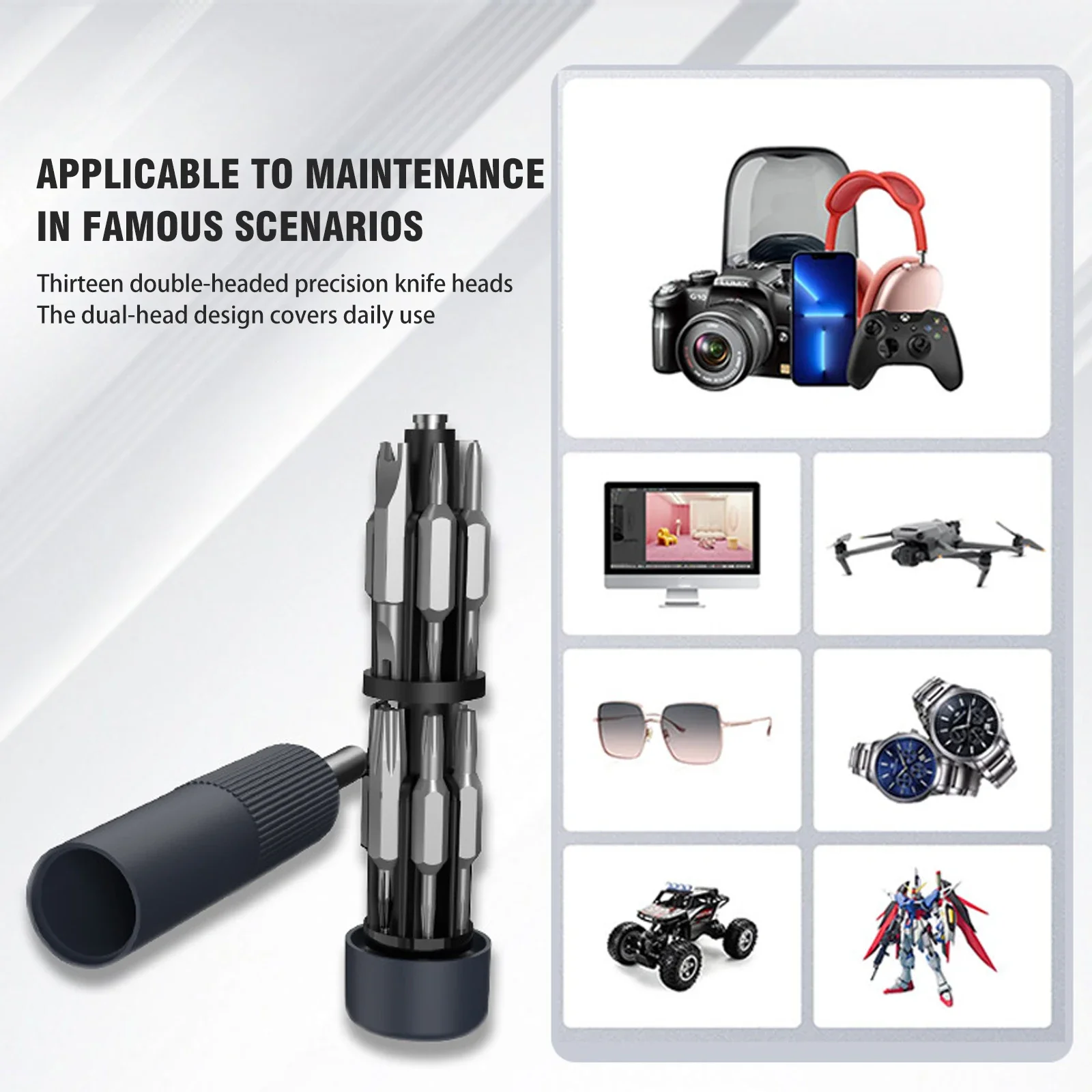 Precision Screwdriver Set 27 in 1 Home Mini Portable Cross Head Magnetic Screwdriver Head Mobile Phone Computer Repair Tool New