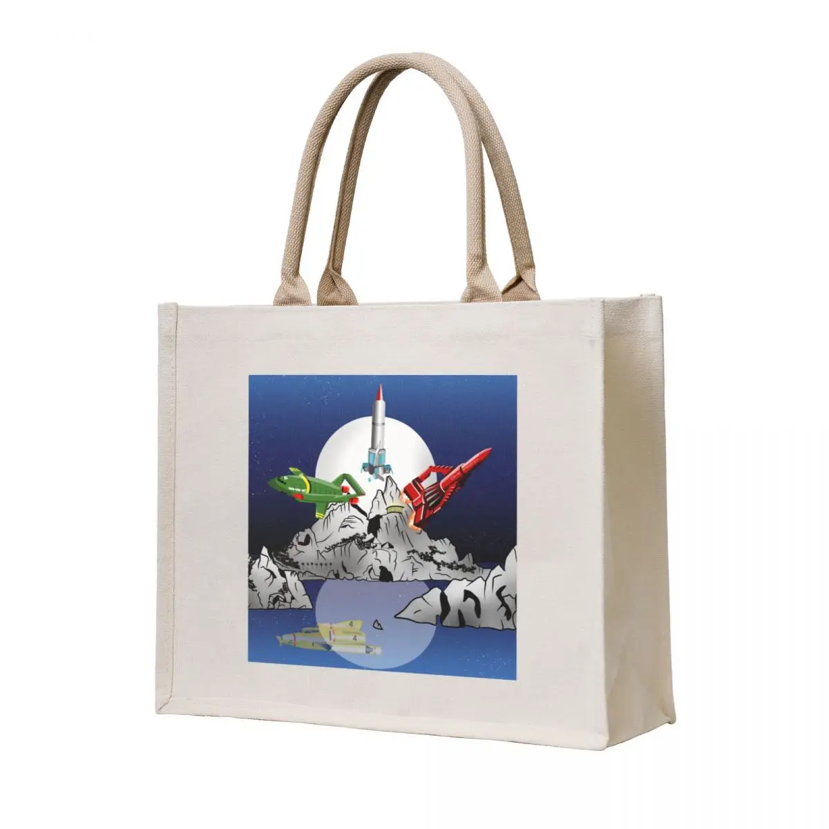 

Thunderbirds Tracy Island Tote Bag Canvas bag for women Cloth bags Canvas bag