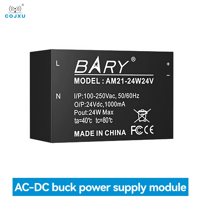 AC DC Buck Power Supply Module  AM21-24W24V 110V/220V To 24V 24W Overtemperature Protection Industrial Grade Low Power Cojxu