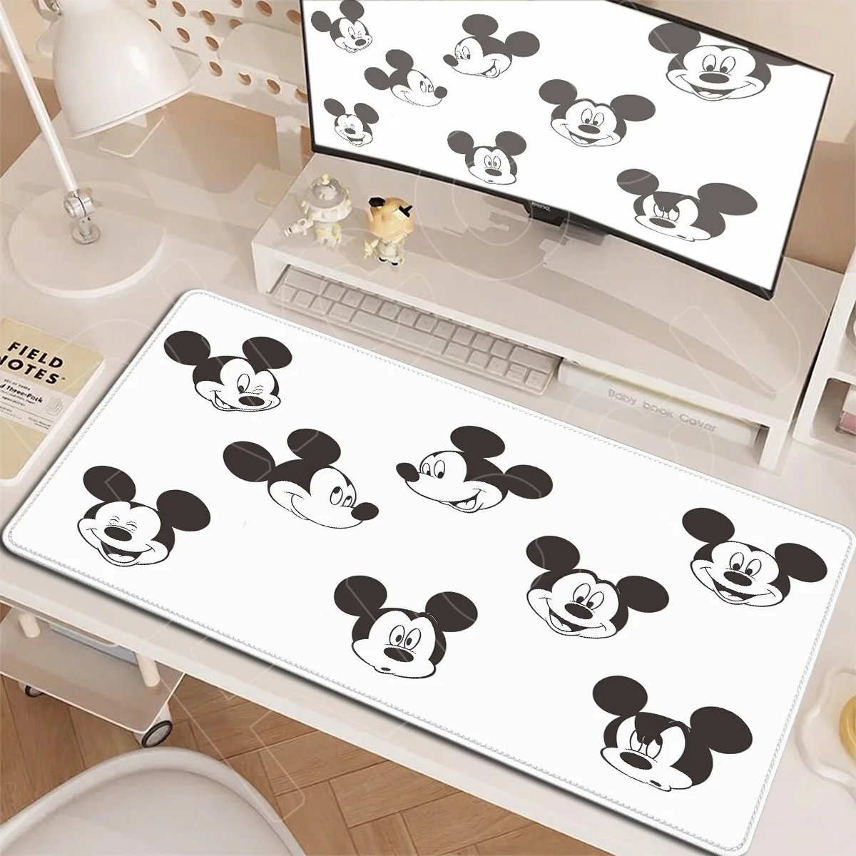 Große Waschbare Computer-Tastatur-Unterlage 2026 Neues Heißes Mauspad mit Verschlusskante Kawaii Cartoon Mickey Teppich PC-Gaming-Zubehör – Detail 13