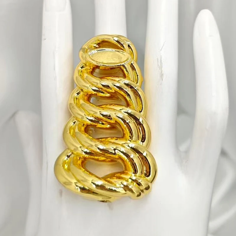 

Позолоченное кольцо, модное кольцо золотого цвета для женщин и мужчин, кольца с кристаллами CZ, роскошные брендовые ювелирные изделия, свадебный подарок