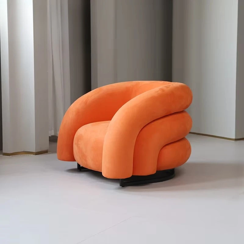 Source d'usine, chaise arc-en-ciel moderne en tissu unique, canapé en sac de haricots, nouveau Design, chaise d'appoint paresseuse pour meubles de salon