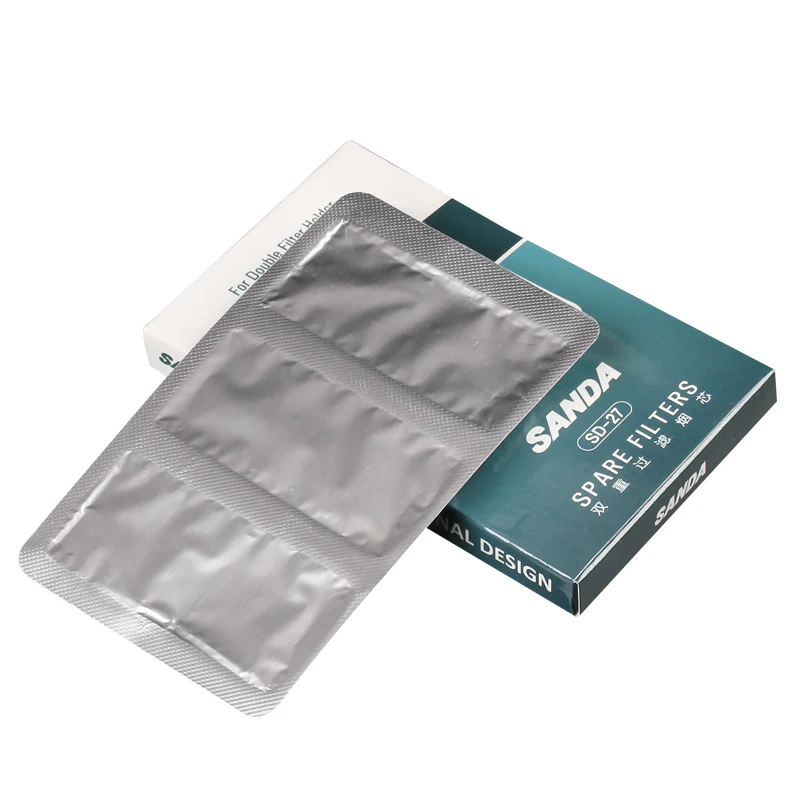 New Sanda cigarette filters Cigarette Holder smoke core Smoking Accessories SD-27 432filters/lot