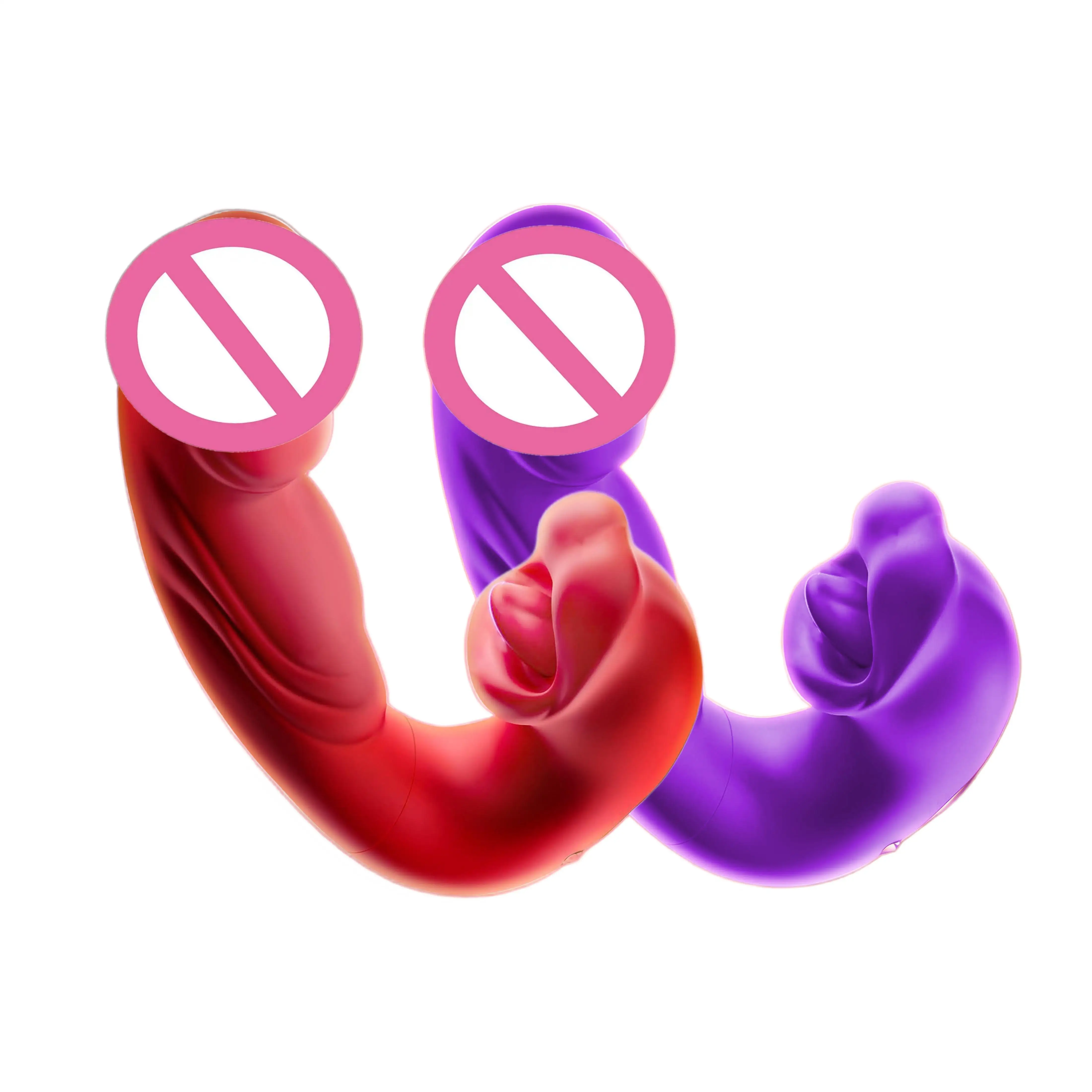 New Upgraded 4-in-1 SG Point Vibrator with 7 Thrust & 7 Licking Modes USB Rechargeable for Women Couples Adult Sex Toys Vibratio