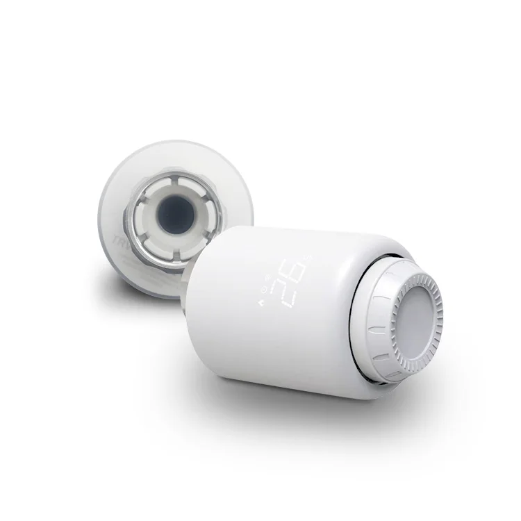 Termostato TRV inalámbrico Tuya Zigbee Wifi, termostato de calefacción de radiador termostático programable inteligente