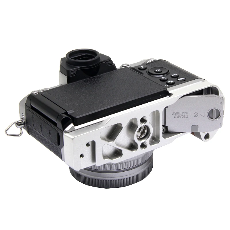 CozyShot-madeira câmera L suporte, suporte de mão para Nikon ZFC, placa de liberação rápida, GR1