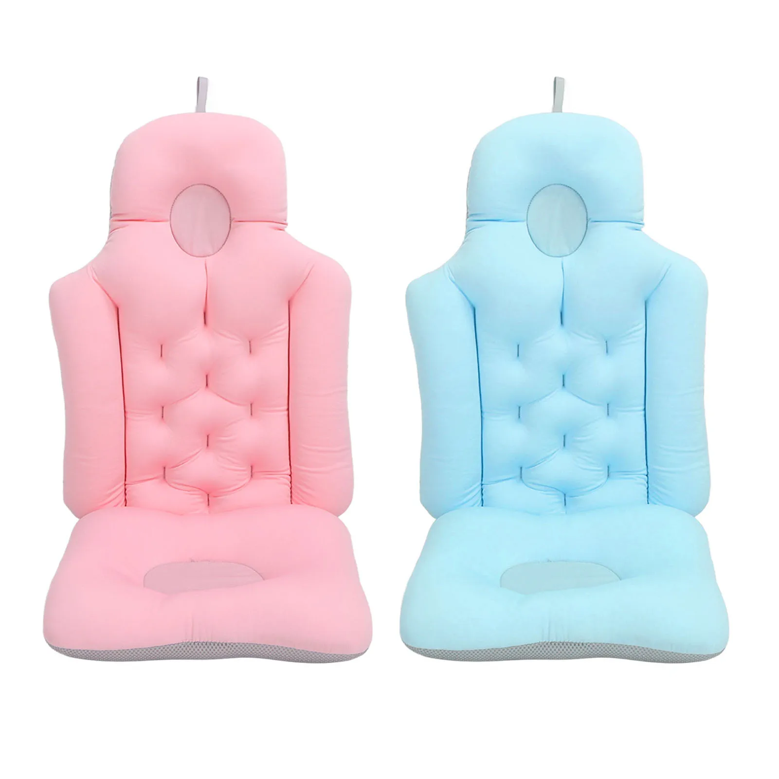 

Bath Back Support Cushion Bathtub Cushion Soft Breathable Folding Headrest Back Support Bath Pillow Cushion for Adults Spa