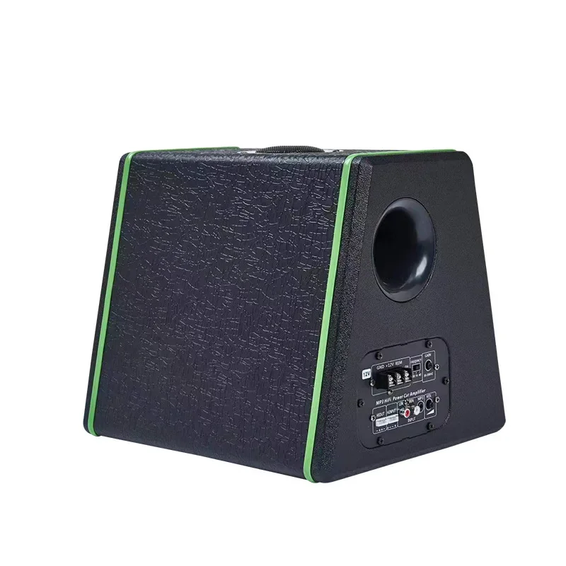 Car subwoofer trapezoidal compact portable car audio modification 8-inch speaker audio modification