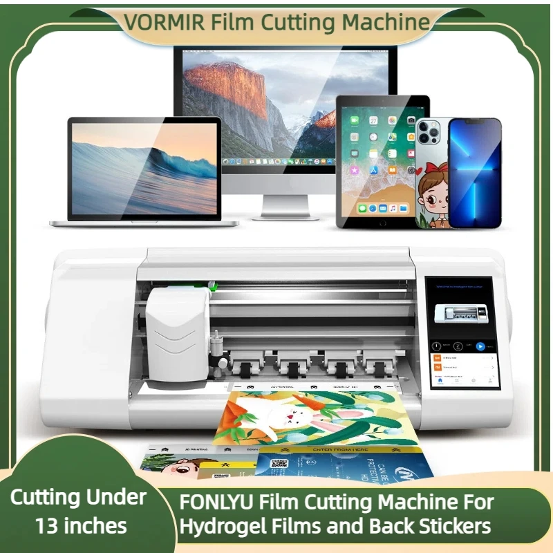 

Portable Unlimited Automatic Smart Mobile Phone Screen Protector Film Cutting Machine Back Sticker Mobile Skin Cutting Machine