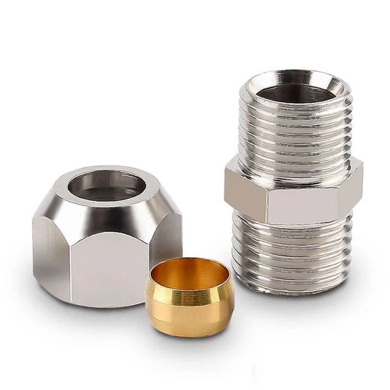 Khí Nén Phụ Kiện Không Phù Hợp Máy Tính 4-M5 4 6 8 10 12 14 16Mm 1/8 3/8 1/2 "1/4" BSP Dây Chuyền Đầu Nối Nhanh Cho Vòi Ống Kết Nối
