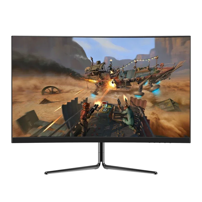 壁に取り付けられた正方形のスクリーン,27インチ,165hz,vesaを備えた湾曲したコンピューター