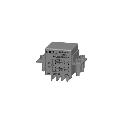 

JQX-40MF 4 формы C электромагнитные балансированные реле 10A 28VDC 1A 72VDC герметичные герметичные лодки для аэрокосмической защиты Mil