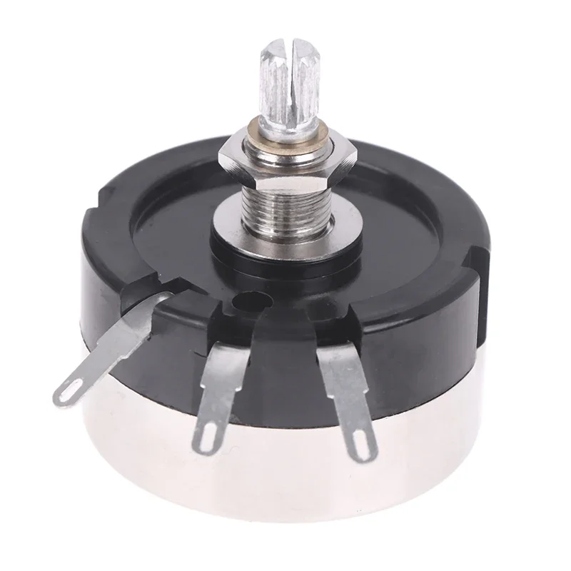 WX200 High Power 15W Single-turn Double-wire Wound Potentiometer 8 โอห์ม 8Ω ความยาวเพลา 15 มม.Atenuator