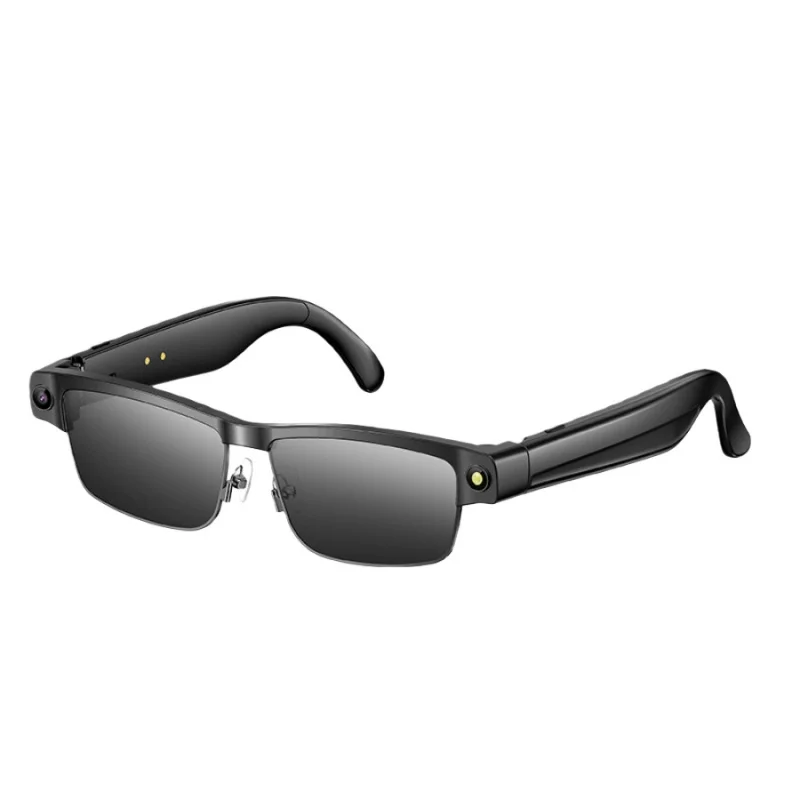 1 pair L802 AI smart sunglasses 8-megapixel HD camera anti-shake waterproof translation video recording calling photo-taking view 5