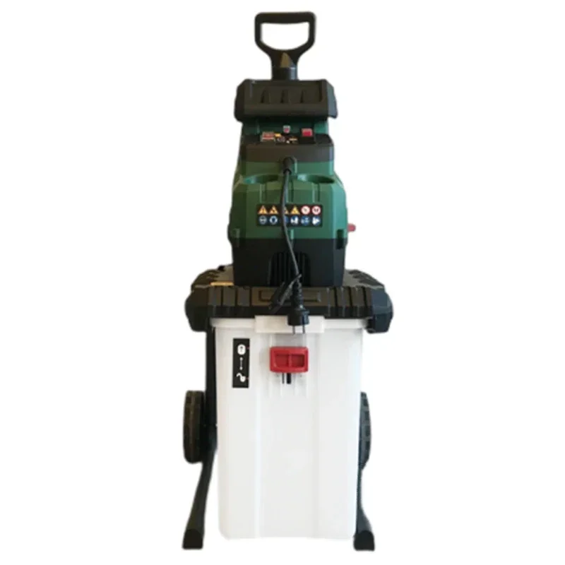 220v Electric S260 Household Small Leaf Crusher Movable Garden Orchard Branch Grape Branch Straw Mechanical Crusher