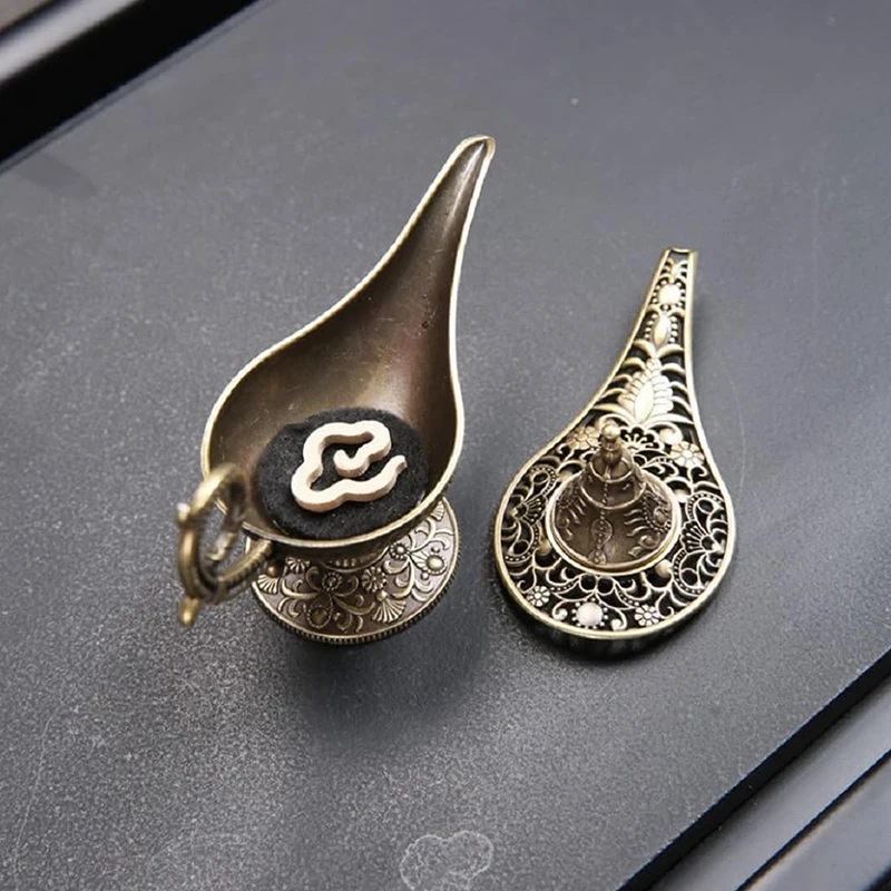 Antike Lampe, Metall-Räuchergefäß, duftender und duftender Kerzenhalter, Heimdekoration, Geschenk, arabischer Räuchergefäß