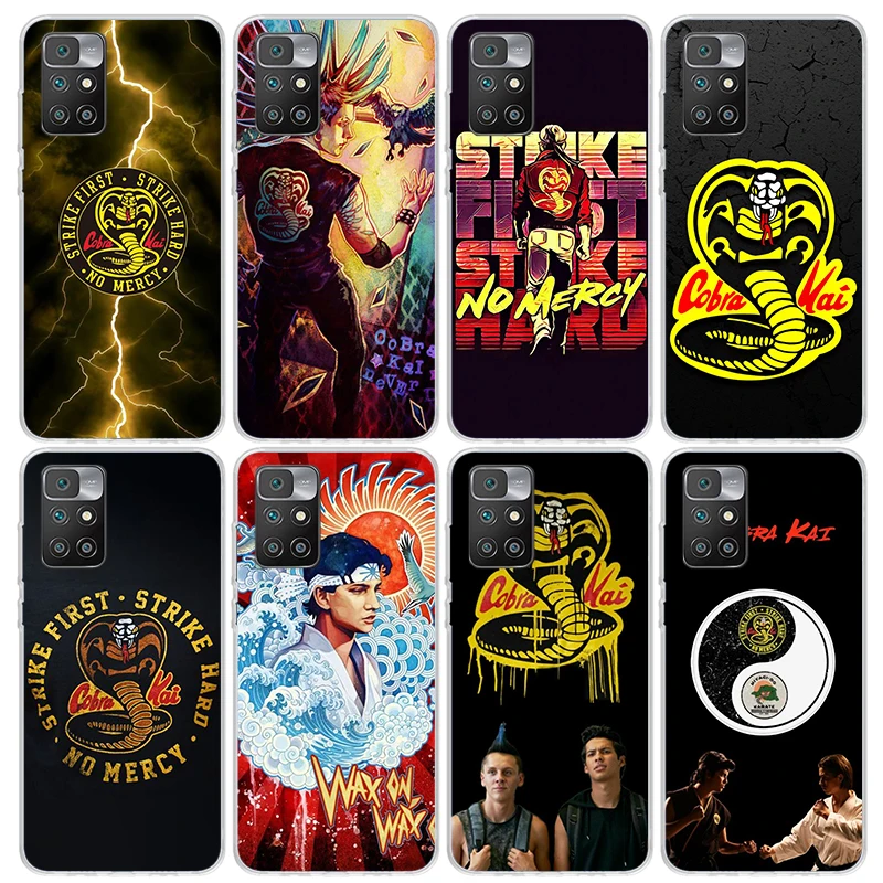 Cobra Kai Snake Phone Case For Xiaomi Redmi 12C 12 10C 10A 10 9C 9A 9T 9 8A 8 7A 7 6A 6 Pro K60 K40 K20 S2 Print Fundas