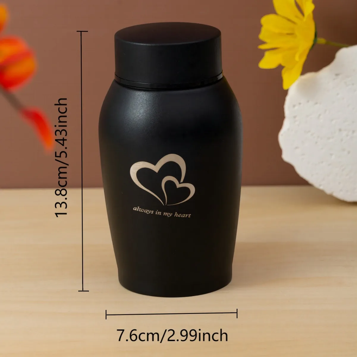 Urne für mehrfarbige Edelstahl Hund Urnen Katzen Vögel Maus Einäscherung Asche Urne versiegelte Beerdigung für Hunde Haustier Souvenir Glas – Detail 6