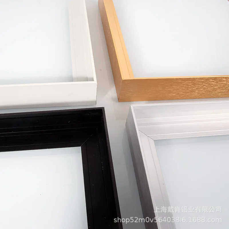 Luxury Gold Aluminum Canvas Frame for Oil Painting Decorative Stretcher Bars 40x50cm & 60x90cm Artistic Painting Support