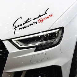 Sports Mind Decal Racing Car Hood Body Side Window Reflective Vinyl Trim Graphic Sticker Car Accessories Exterior Part Universal