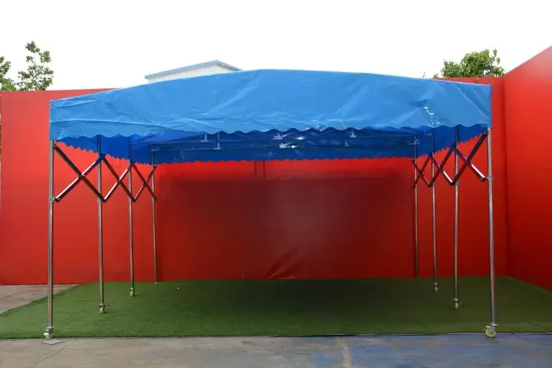 3mX3m To 12mX50m Movable Push-pull Electric Event Sliding Sunshade Canopy, Outdoor Large Warehouse Storage Shelter Tent