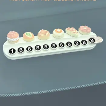 1個臨時停車標誌 車上手機號碼牌裝飾 可愛手機標誌 8 最佳銷售 停車電話號碼 - №5