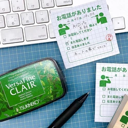 Quick Drying Detail Ink Pad Tsukineko VersaFine CLAIR Hand Ledger Seal DIY Scrapbooking Paper Decoration Inking Stamp Stationery
