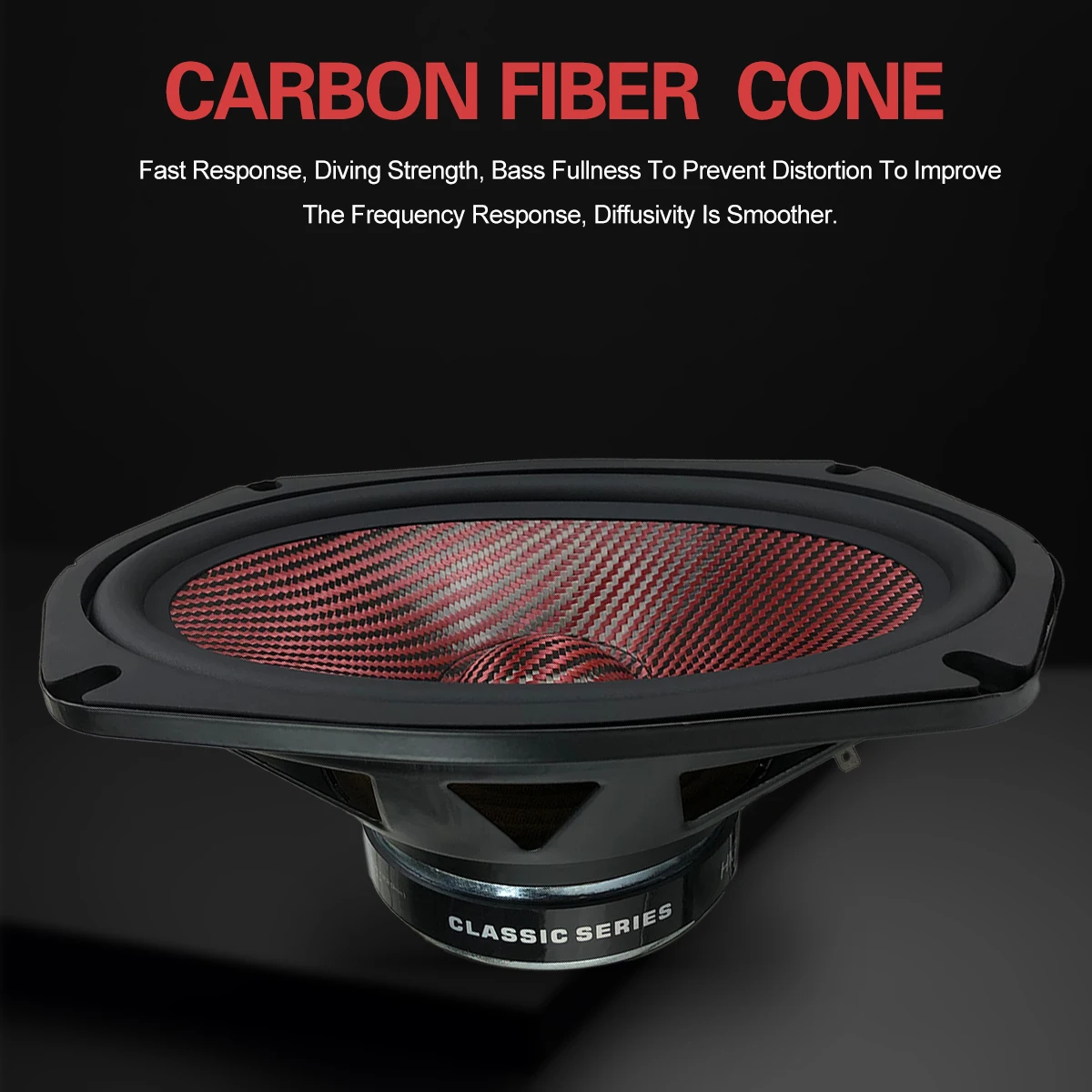 Zeming YS69202 Componentluidspreker 6x9 inch 2-weg autoconponentluidspreker Eenvoudige installatie en verbeterde basreactie