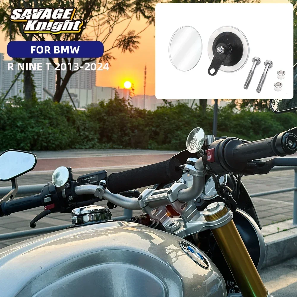 Motorcyle 1 Pair Rearview Mirror for BMW R NINE T NineT R1200 Pure Scrambler Urban G/S 2013-2024 Auxiliary Blind Spot Mirrors