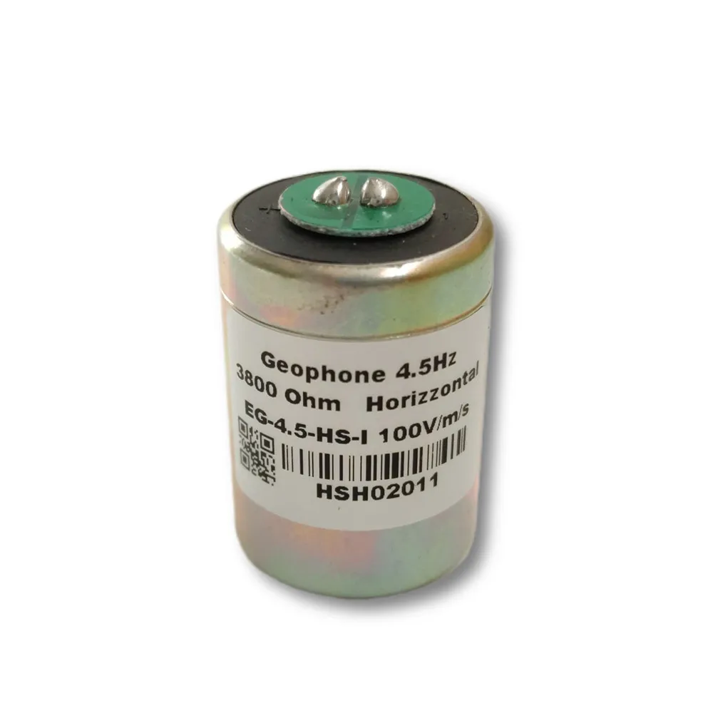 

High Sensitivity Geophone 4.5Hz Sensor Horizontal EG-4.5-HS-I Sensitivity 100V/m/s Seismic Geophone 4.5 Hz