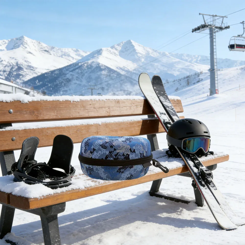 

Коробка для лыжных очков 18/19x8/9x11/12 см, портативный жесткий чехол из ЭВА, устойчивый к давлению, чехол для очков, защитный аксессуар для солнцезащитных очков