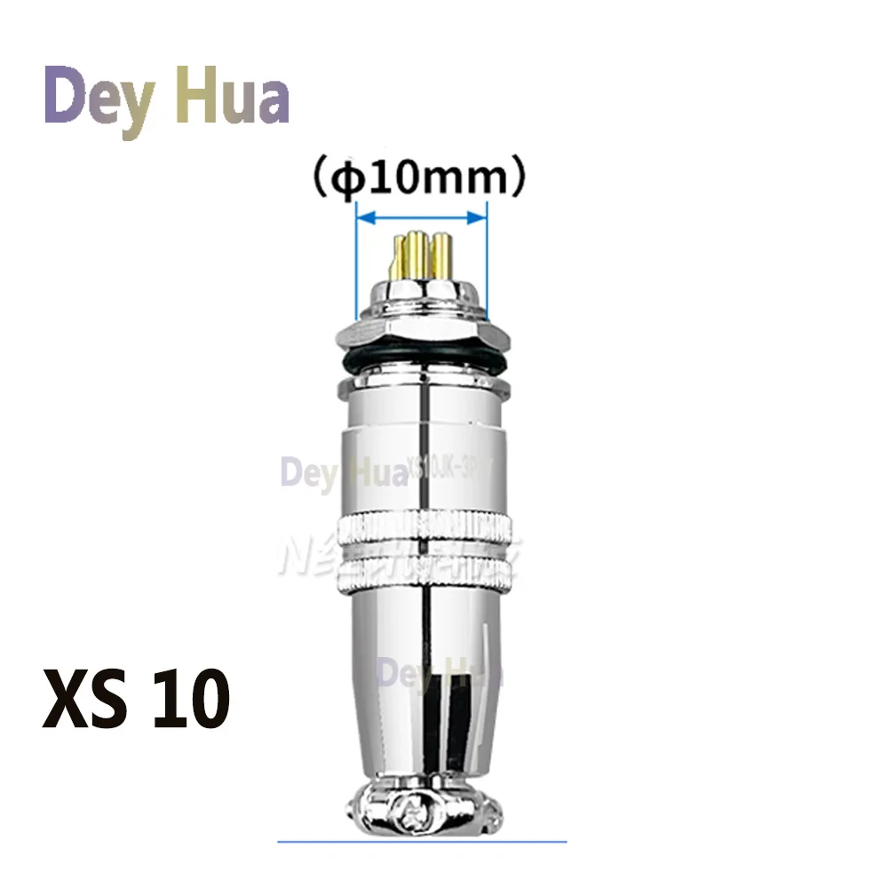 

1pcs, XS10-2- 3- 4-5PIN aviation plug socket small push-pull connector XS10JK-2 3 4 5P/Y
