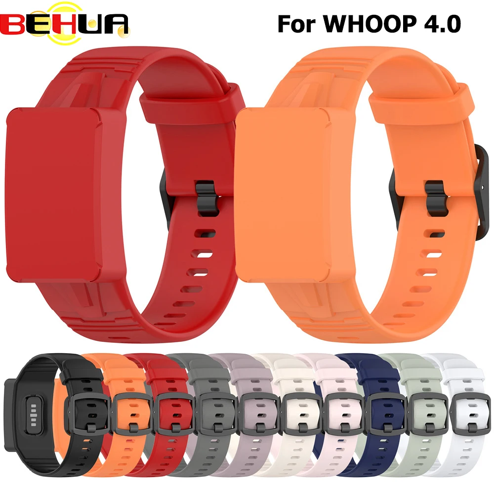 

BEHUA Сменный новый браслет для WHOOP 4,0, силиконовый браслет, ремешок для часов WHOOP 4,0, ремешок для умных часов