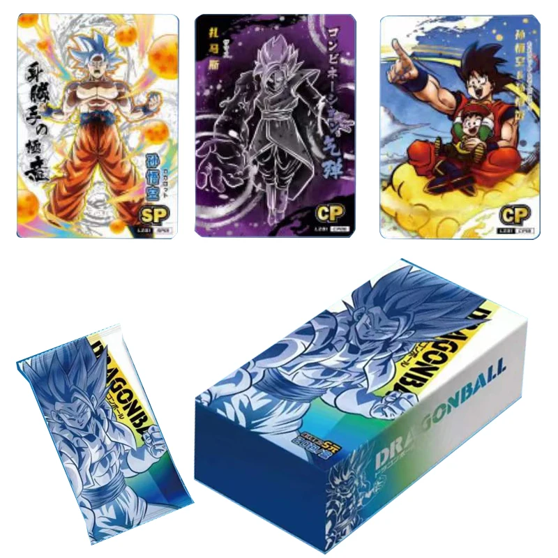 

Bargain Price Anime Dragon Ball Card Trading card game Super Saiyan Son Goku Anime Character Collection Card Game Child Gift Toy