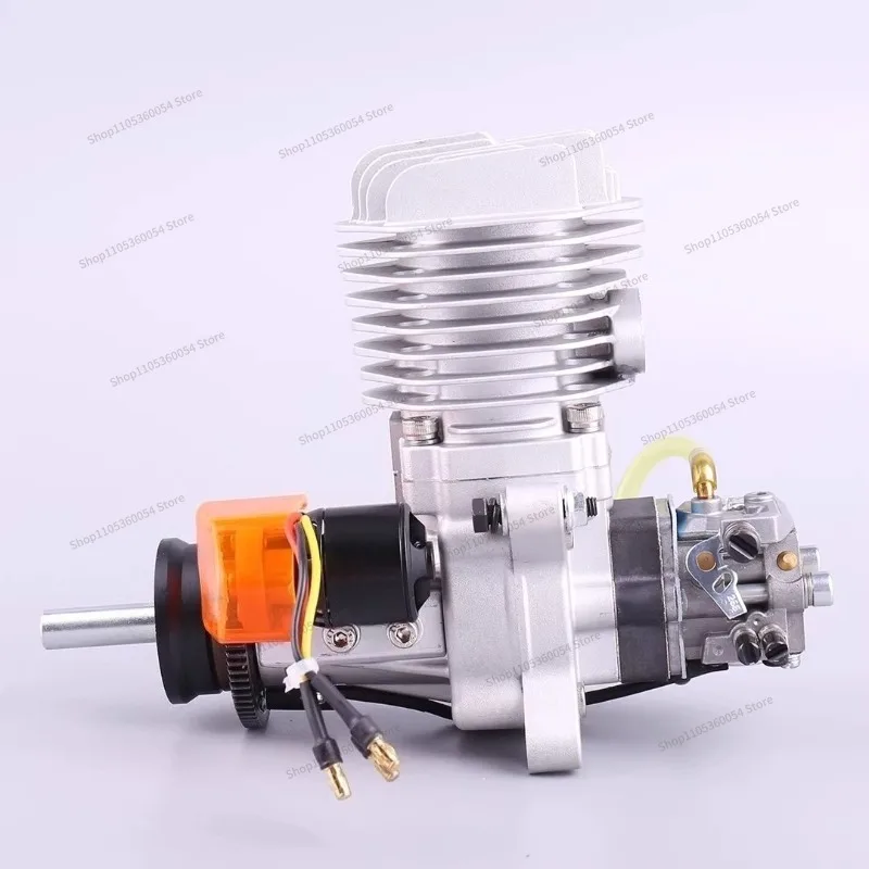 For XG-38cc-R PRO Model Aircraft Engine, Hot Head Electric Start, Single Cylinder Rear Fixed Wing