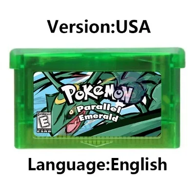 GBA Game Cartridge Pokemon Series Crown Flory Sky Unbound Quetzal geglazuurde Gaia Emerald Legacy videogameconsolekaart - afbeelding 1