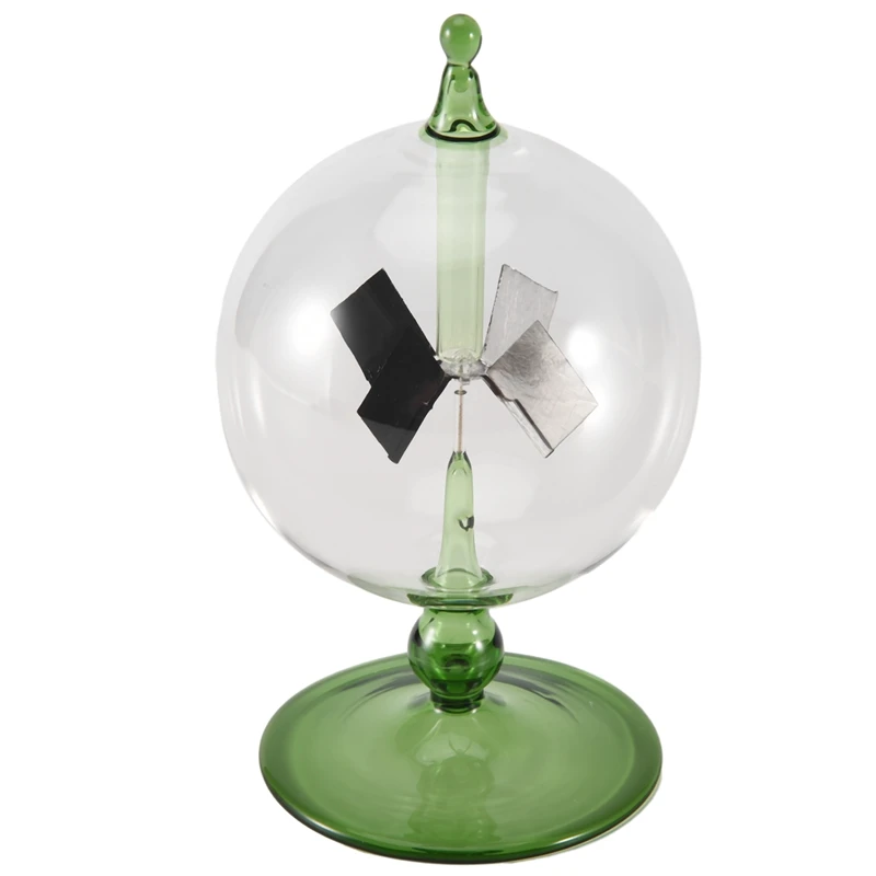 

Green Solar Power Radiometer Crookes Solar Energy Spinning Vanes Windmill Gift Home Desk Decoration