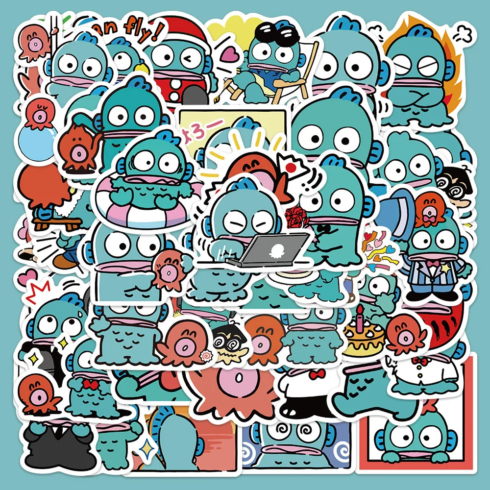 10/30/50Pcs Funny Blue Murloc Stickers Graffiti Cartoon Klassieke Decals Speelgoed Diy Laptop Telefoon Koelkast Skateboard gitaar Sticker Speelgoed