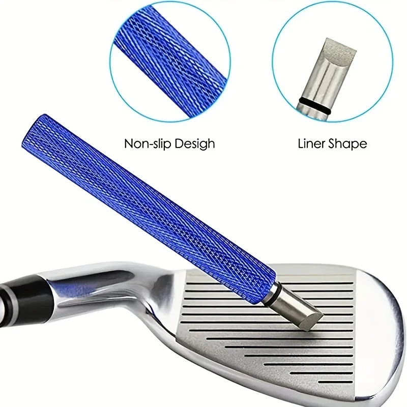Golf Groove Sharpener, Golf Groove Sharpening Tool - Generate Optimal Backspin - Suitable for U & V-Grooves