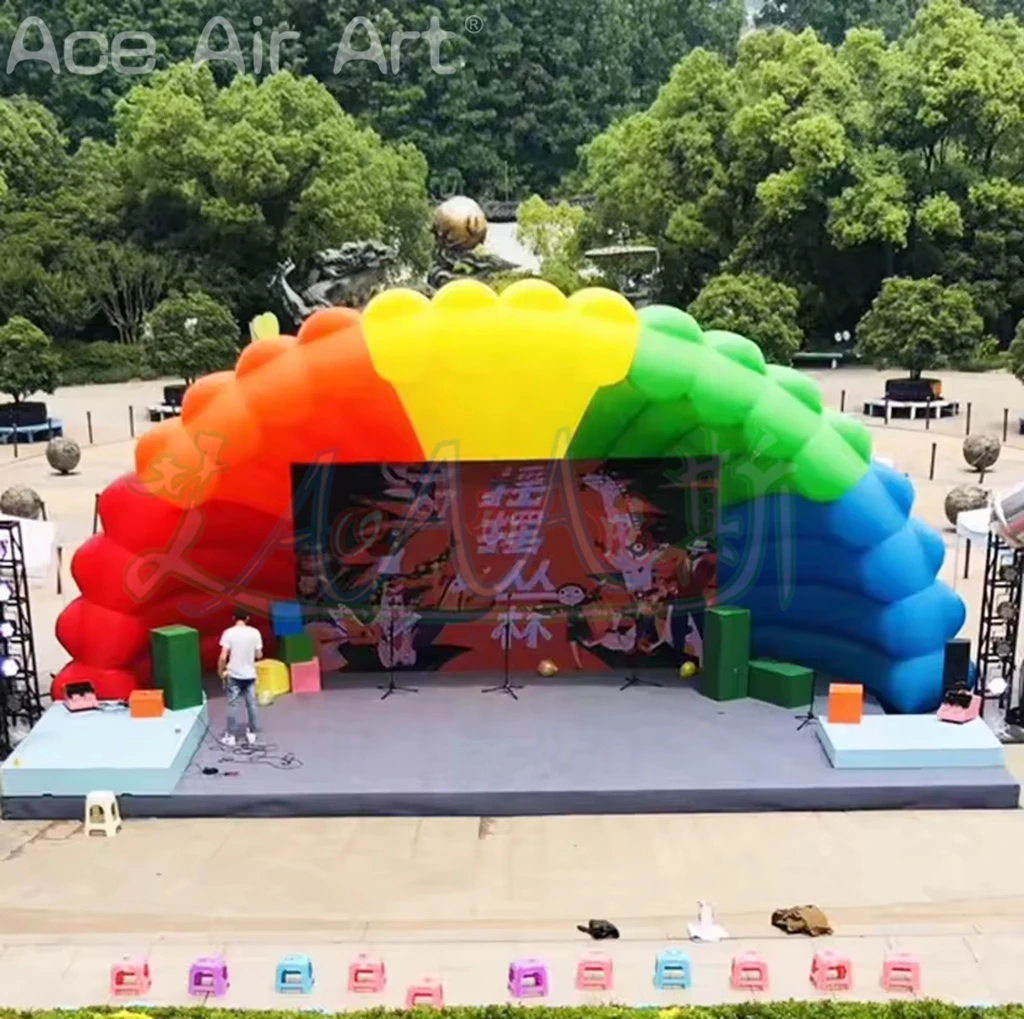 เต็นท์คอนเสิร์ตเป่าลมแบบกำหนดเองสำหรับงานดนตรีและกิจกรรมต่างๆ