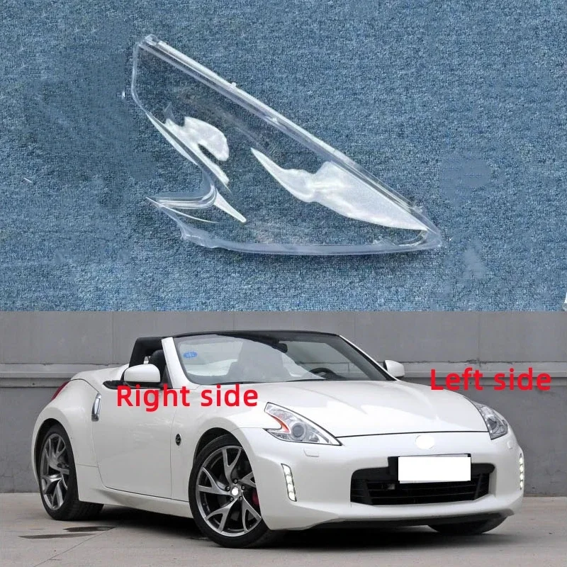 For Nissan 370Z 2008 2009 2010 11 12 13 14 15 16- 2019 Headlight Shell Headlamp Cover Replace Lamp Shade Headlamp Lens Glass